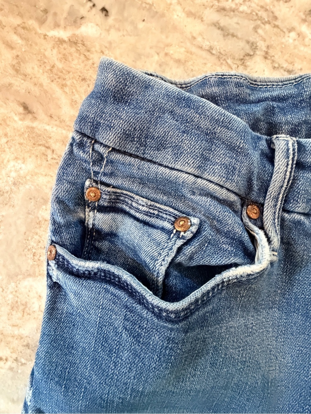 MOTHER The Looker Skinny Jeans 28 Groovin Blue Stretch Denim USA - Picture 4 of 15